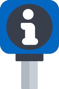 Information Data Display Flat vector