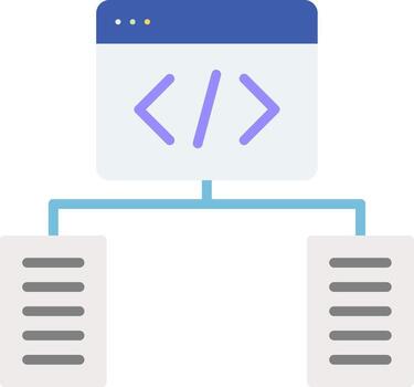 Framework Development Tools Flat vector