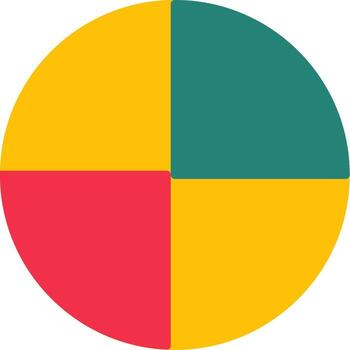 Pie Chart Graph Data Flat vector