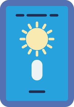 Ambient Sensor Environmental Monitoring Flat vector