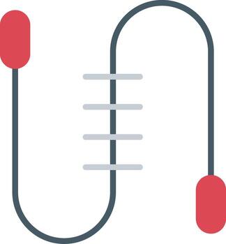 saltando cuerda ejercicio plano vector