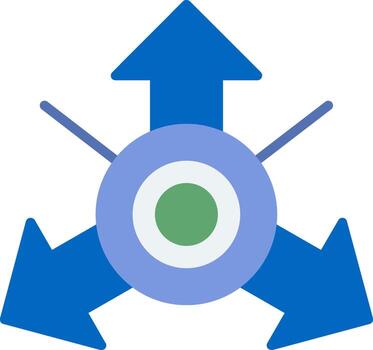 Accelerometer Sensor Motion Detection Tool Flat vector