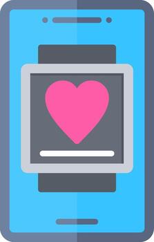 reloj inteligente funcionalidad plano vector