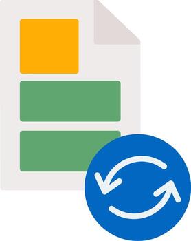 archivo Procesando sistema plano vector