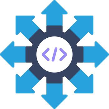 programación desarrollo proceso plano vector