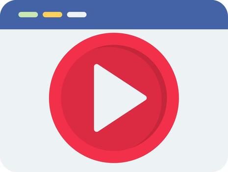 Data Streaming Process Flat vector