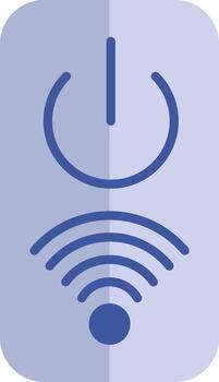 Smart Switch Automated Light Control Flat vector