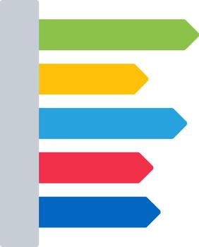 Bar Chart Stats Flat vector