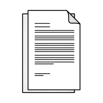 pilha do documentos com texto isolado em transparente fundo png