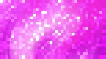 sfocato rosa batter mosaico o pixel piazza animato sfondo, grande per presentazioni, progetti, e movimento grafica con un' moderno torcere video