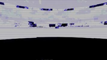 pixelização falha distorção transições video