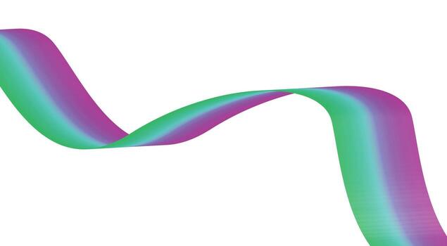 Blend Wavy Curved Smooth Multicolor Gradient Abstract Background Design Illustration vector