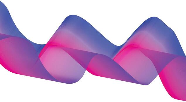mezcla ondulado líneas rosado degradado curvo resumen antecedentes diseño ilustración vector