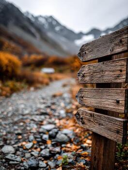 Exploring scenic hiking trails in a colorful autumn landscape photo