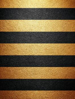 Black and gold textured stripes pattern creates a strong visual design photo