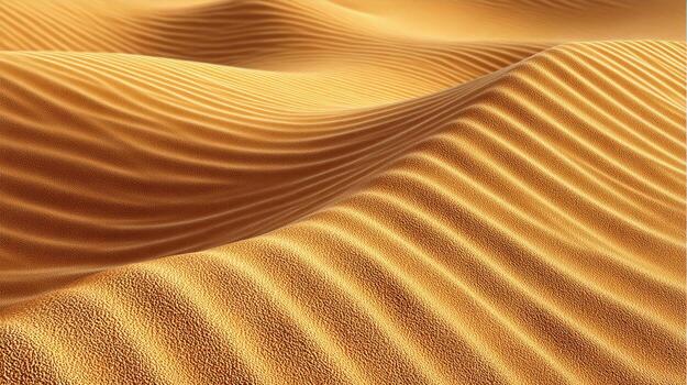 Golden sand dune texture pattern ripple wave desert sunlight photo