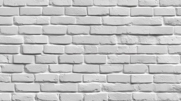 White brick wall clean texture minimal background neutral color rustic pattern modern style bright light mood simple design vibe photo