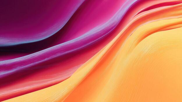 Vibrant gradient wave abstract background colorful texture flowing lines neon light modern design dynamic motion vivid color with calm mood photo