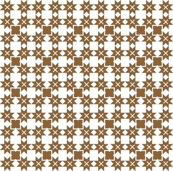 brown color seamless pattern with squares vector