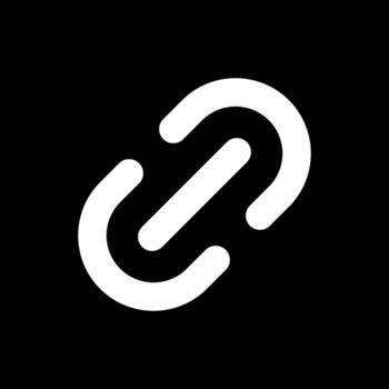 Link icon design illustration. Link icon vectors. Link icon design isolated on a black background. Link icon simple sign. chain icons similar design vector