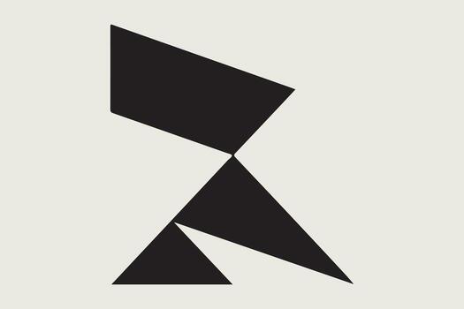 resumen geométrico composición de negro formas en un ligero antecedentes vector