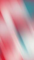 morbido diagonale rosso e blu sfocato banda verticale sfondo con liscio toni video