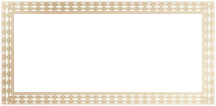 dorado imagen marco aislado en blanco antecedentes decorativo elegante elemento para diseño, invitaciones y saludo tarjeta plantilla, imagen foto marco vector