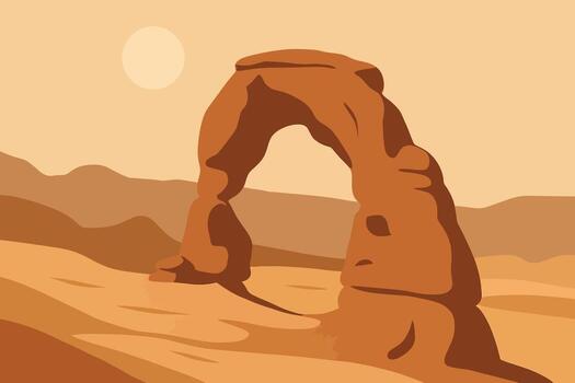 Desertcore Rustic Dune Patterns vector