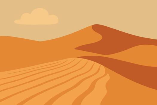 Desertcore Abstract Desert Layers vector