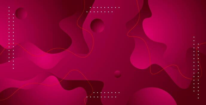 dynamic abstract red liquid color gradient wavy geometric fluid shape background. ., vector