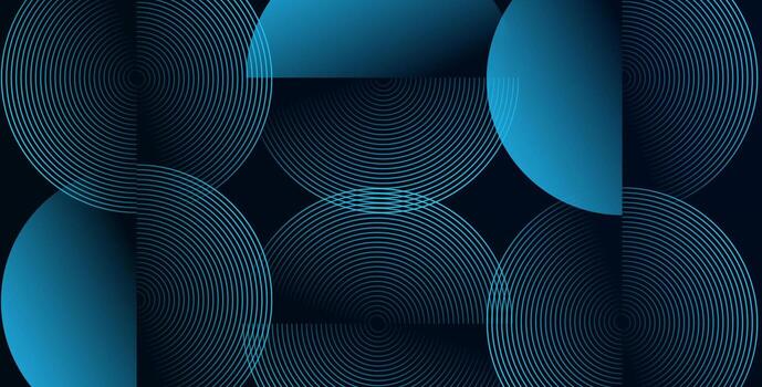 Modern blue colorful liquid geometric simple line background, with circle shape. eps10 vector