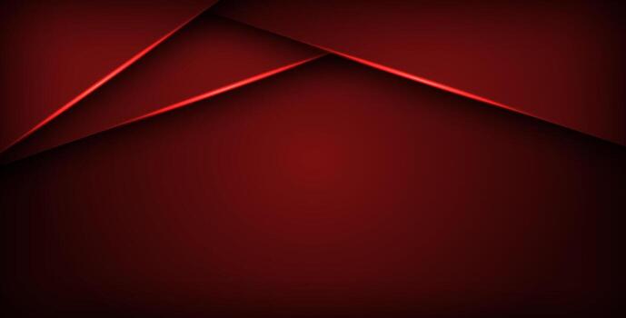 red geometric triangle background overlap layer on black space for text and background design. ., vector