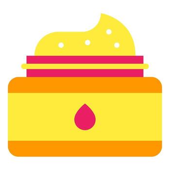 A jar of honey with a drop of liquid vector