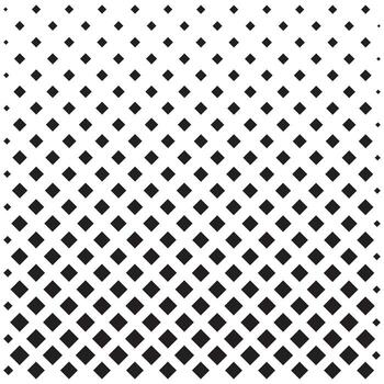 Halftone black diamond background on white. Modern abstract geometric texture with dotted gradient effect for decoration, poster, invitation, digital art and design. vector