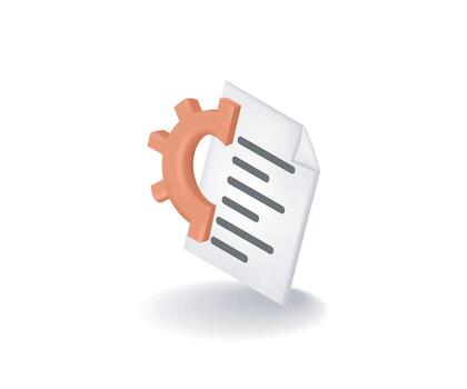 Prosedures working system the business continuity concept vector