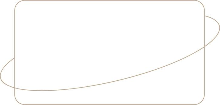 A square with a circle around it vector