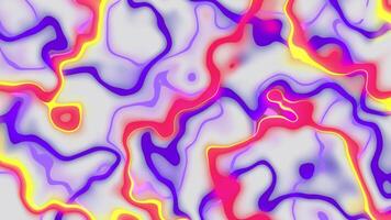 lysande slät elektrisk magma flytande abstrakt Loopable bakgrund video