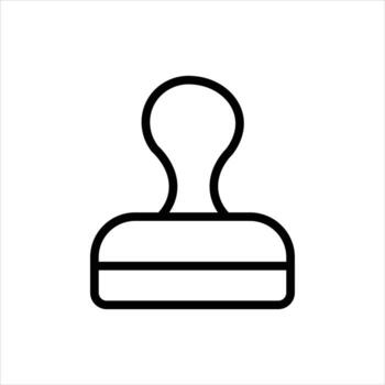 Officially approved stamp icon for documents and validation, use this stamp for quality verification today vector