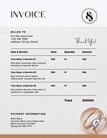 Wedding Event Organizer Invoice template