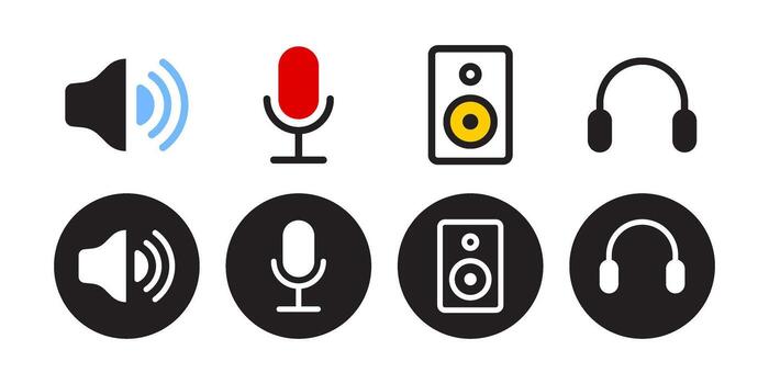 Cloud and Server Icons. Secure and Unsecure Data vector