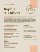 Special Education Teacher Resume Template