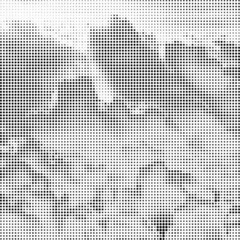 Halftone Pattern. Set of Dots. Dotted Texture on White Background. Overlay Grunge Template. Distress Linear Design. Fade Monochrome Points. Cloud Pop Art Backdrop. vector