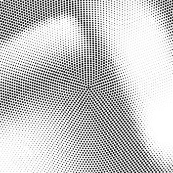 Halftone Pattern. Set of Dots. Dotted Texture on White Background. Overlay Grunge Template. Distress Linear Design. Fade Monochrome Points. Pop Art Wave Backdrop. vector
