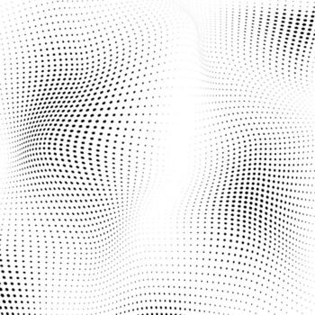 trama de semitonos modelo. conjunto de puntos punteado textura en blanco antecedentes. cubrir grunge modelo. angustia lineal diseño. desvanecerse monocromo puntos. cuadrado popular Arte fondo. vector