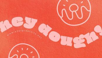 Doughnut Store Membership Stamp Card template