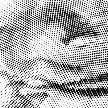 Halftone Pattern. Set of Dots. Dotted Texture on White Background. Overlay Grunge Template. Distress Linear Design. Fade Monochrome Points. Strong Pop Art Backdrop. vector