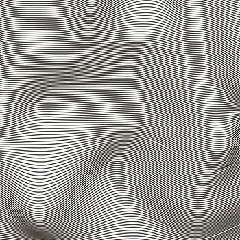 Wave Stripe Lined Background. Grunge Line Textured Pattern vector