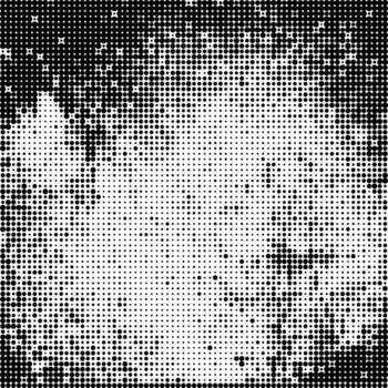 Halftone Pattern. Set of Dots. Dotted Texture on White Background. Overlay Grunge Template. Distress Linear Design. Fade Monochrome Set Wave Points. Pop Art Backdrop. vector