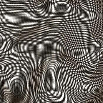 Wave Stripe Background. Grunge Lined Textured Pattern. vector