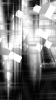 astratto monocromatico digitale arte. dinamico interazione di leggero e ombra, la creazione di un' visivamente sbalorditivo in scala di grigi composizione. video
